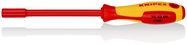 KNIPEX 98 03 06 Nut Driver with screwdriver handle insulated with multi-component grips, VDE-tested burnished 232 mm