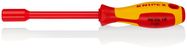KNIPEX 98 03 10 Nut Driver with screwdriver handle insulated with multi-component grips, VDE-tested burnished 237 mm