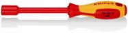 KNIPEX 98 03 11 Nut Driver with screwdriver handle insulated with multi-component grips, VDE-tested burnished 237 mm