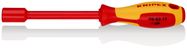 KNIPEX 98 03 11 Nut Driver with screwdriver handle insulated with multi-component grips, VDE-tested burnished 237 mm