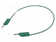 Test lead; 60VDC; 30VAC; 16A; with 4mm axial socket; Len: 0.5m HIRSCHMANN T&M