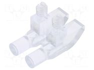 Fiber for LED; Ø3mm; No.of mod: 2; round; Front: flat MENTOR