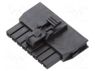Connector: wire-board; plug; female; PIN: 8; Nano-Fit; UL94V-0; 1x8 MOLEX
