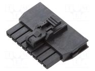 Connector: wire-board; plug; female; PIN: 8; Nano-Fit; UL94V-0; 1x8 MOLEX