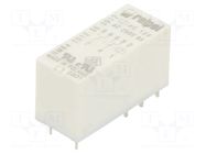 Relay: electromagnetic; DPDT; Ucoil: 12VAC; 8A; 8A/250VAC; 8A/24VDC RELPOL