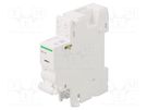 Shunt release; for DIN rail mounting; 12÷24VAC; 12÷24VDC SCHNEIDER ELECTRIC