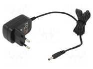 Power supply: switching; mains,plug-in; 5VDC; 2A; Out: 3,5/1,35 AKYGA