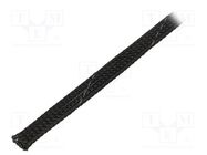 Polyester braid; ØBraid : 7÷13nom.8mm; polyester; black; UL94V-0 ABB