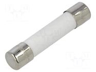 Fuse: fuse; 1A; 250VAC; quick blow; ceramic; 6.3x32mm; brass OPTIFUSE