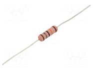 Resistor: metal film; THT; 180kΩ; 3W; ±1%; Ø0.8x33mm; Ø5x15.5mm YAGEO