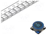 Inductor: ferrite; SMD; 100uH; 1.1A; 240mΩ; ±20%; SLF TDK