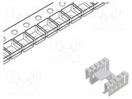 Heatsink: die-cut; U; TO263; L: 19.38mm; W: 25.4mm; H: 1143mm; copper 