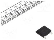 Bridge rectifier: single-phase; Urmax: 1kV; If: 2A; Ifsm: 60A; ABS SMC DIODE SOLUTIONS