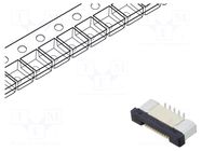 Connector: FFC/FPC; tinned; SMT; 500mA; 50V; PIN: 10; 500um; vertical CONNFLY