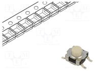 Microswitch TACT; SPST-NO; Pos: 2; 0.03125A/32VDC; SMT; 5.2mm; IP57 C&K