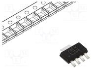 IC: voltage regulator; LDO,fixed; 3.3V; 1A; SOT223-5; SMD; ±2.5% TEXAS INSTRUMENTS