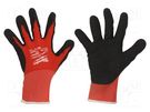 Protective gloves; Size: 10,XL; black/red; Resistance to: cutting Milwaukee