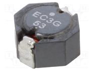 Inductor: wire; SMD; 6.8uH; Ioper: 1.65A; 59mΩ; ±20%; Isat: 1.85A EATON ELECTRONICS