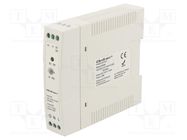 Power supply: switching; for DIN rail; 20W; 12VDC; 1.67A; IP20 QOLTEC