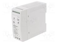 Power supply: switched-mode; for DIN rail; 60W; 12VDC; 5A; IP20 QOLTEC