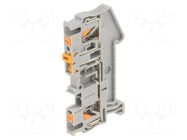 Splice terminal: rail; PT; 20A; 800V; for DIN rail mounting; grey PHOENIX CONTACT