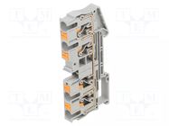 Splice terminal: rail; PT; 41A; 1kV; for DIN rail mounting; grey PHOENIX CONTACT