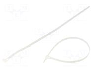 Cable tie; multi use; L: 400mm; W: 7.2mm; natural; polyamide QOLTEC