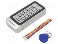 RHEA; wall mount; 12VDC; IP68; -40÷60°C; 125kHz; 10÷50mm QOLTEC