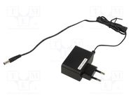 Power supply: switching; mains,plug; 7.5VDC; 2A; 15W; Out: 5,5/2,1 QOLTEC