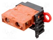 Switch: emergency stop; 22mm; Stabl.pos: 1; NC; red; 3A/230VAC; IP65 OMRON