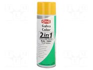 Paint; RAL 1004,yellow; spray; GALVACOLOR; 500ml; 1.08g/cm3@20°C CRC