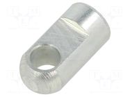 Mounting element for gas spring; zinc plated steel; 8.1mm PNEUMAT