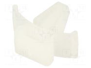 Holder; push-in; polyamide; UL94V-2; natural; Tie width: 2.5÷4.8mm PANDUIT