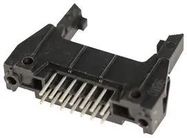 HEADER, STRAIGHT, L/LATCH, 14WAY