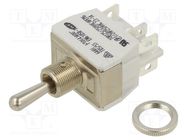 Switch: toggle; Pos: 3; ON-ON-ON; 12A/250VAC; 5A/24VDC; -20÷55°C APEM