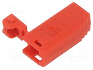 Accessories: plug case; red; Overall len: 15.5mm; Socket size: 2mm STÄUBLI