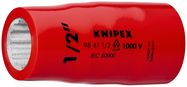 KNIPEX 98 47 1/2" 12-Point Socket with internal square 1/2" 55 mm