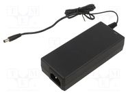 Power supply: switched-mode; 24VDC; 3.75A; Out: 5,5/2,1; 90W; 88% ESPE