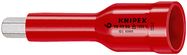 KNIPEX 98 49 06 Hexagon Socket for hexagonal socket screws with internal square 1/2" 75 mm