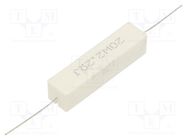 Resistor: wire-wound; cement; THT; 2.2Ω; 20W; ±5%; 13x13x60mm SR PASSIVES