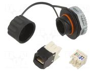Connector: RJ45; socket; PIN: 8; Cat: 6; 8p8c; IP67 PANDUIT