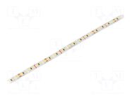 LED tape; white warm; LED/m: 140; 8mm; IP20; 120°; 14.4W/m; 24VDC KLUŚ
