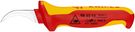 KNIPEX 98 53 13 Stripping Knife insulating multi-component handle, VDE-tested 190 mm