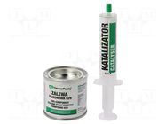 Silicone encapsulating compound; grey; Temp: -50÷200°C; 20kV/mm AG TERMOPASTY