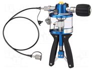 Pneumatic test pump; 255x255x85mm; G 1/4"; 0÷700bar SIKA