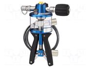 Pneumatic test pump; 255x255x85mm; G 1/4"; 0÷1000bar SIKA