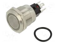 Switch: vandal resistant; Pos: 2; SPDT; 1A/220VAC; IP65; ON-ON; 6V ONPOW