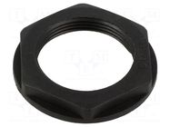 Nut; M32; polyamide 66; black; Thread: metric; Pitch: 1.5; -50÷135°C HELLERMANNTYTON