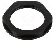 Nut; M50; polyamide 66; black; Thread: metric; Pitch: 1.5; -50÷135°C HELLERMANNTYTON