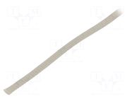 Braid; ØBraid : 20÷50nom.30mm; polyester; grey; L: 50m; UL94V-2 BM GROUP
